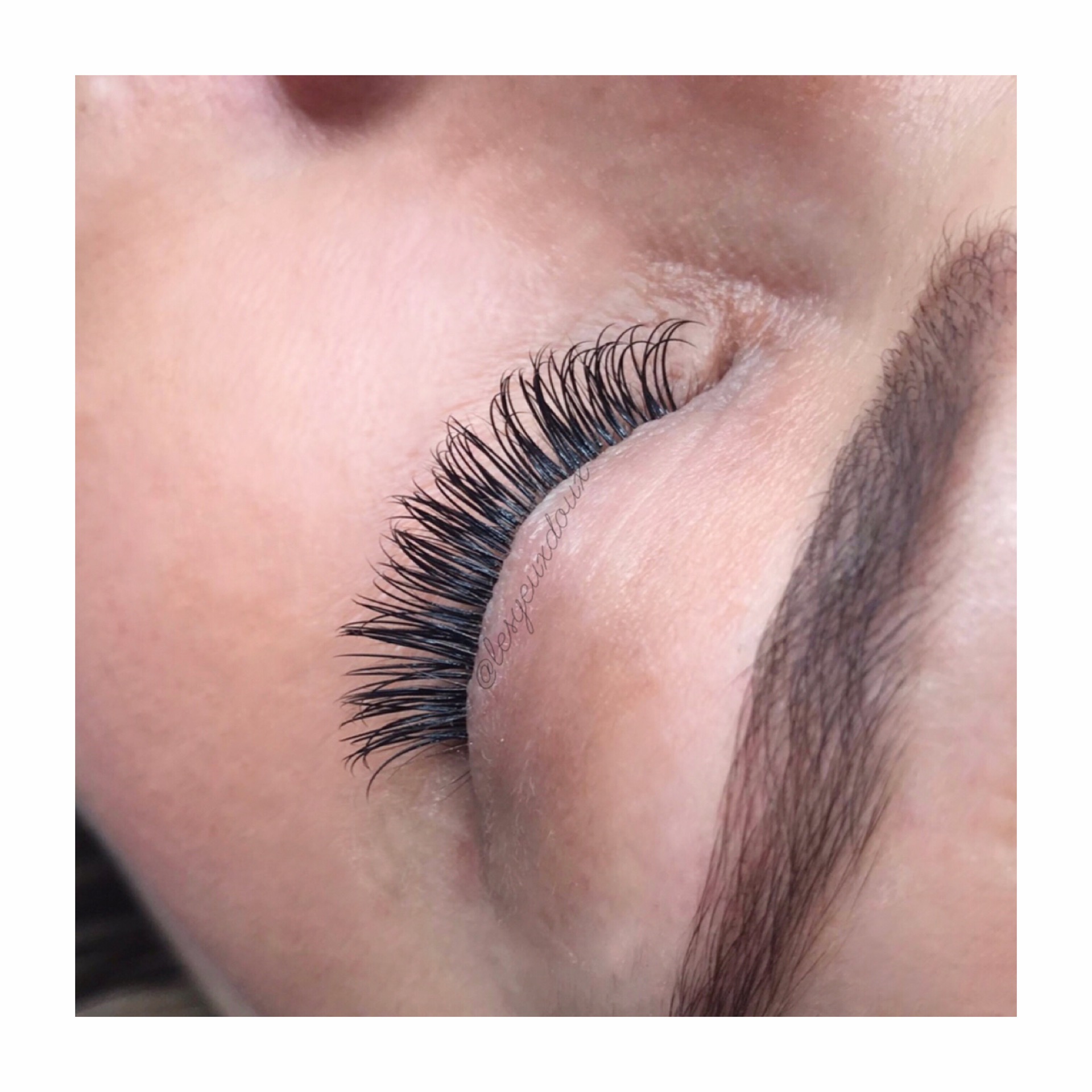 Pose effet "Mascara"